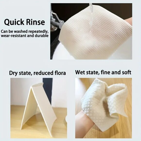 NEW Set of 5 Swedish Dishcloth - Coffee Lovers, Reusable Dishcloth, Sustainable - Picture 4 of 9